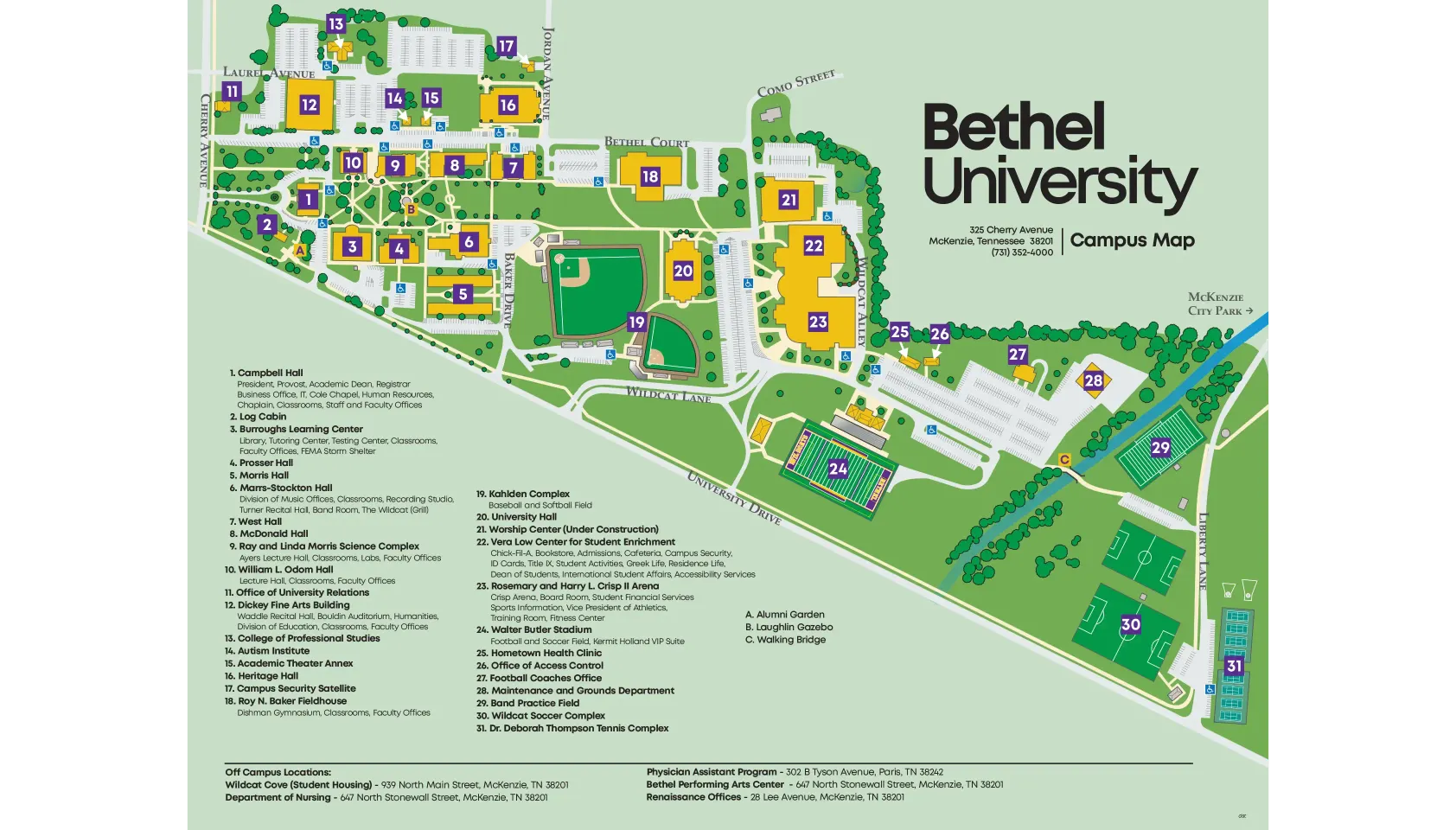 Campus Map 2026