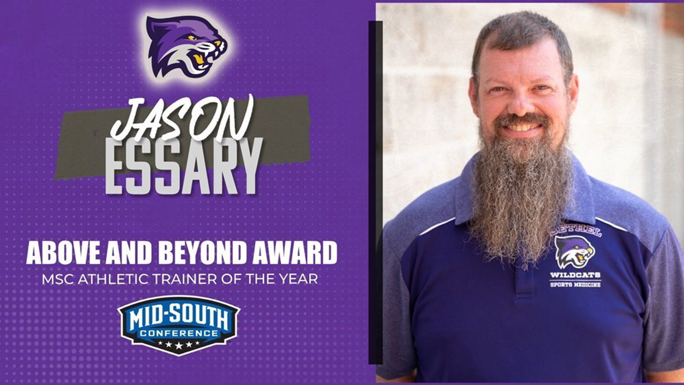 588 Jason Jason Essary Named the MSC's Above and Beyond… | Bethel University