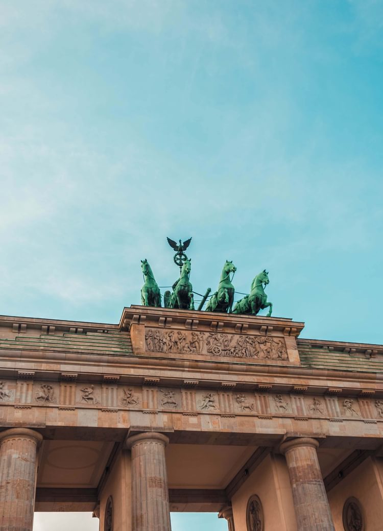 the Brandenburg Gate in Berlin, Germany