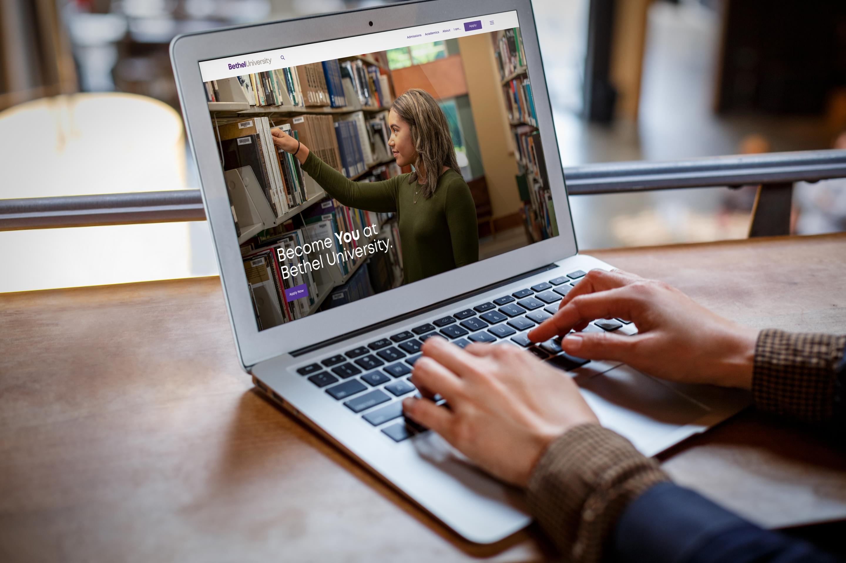 a user visits the new bethelu.edu website